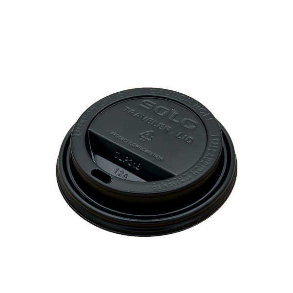 Black Sipper Dome Lids Sleeve A Message 0325