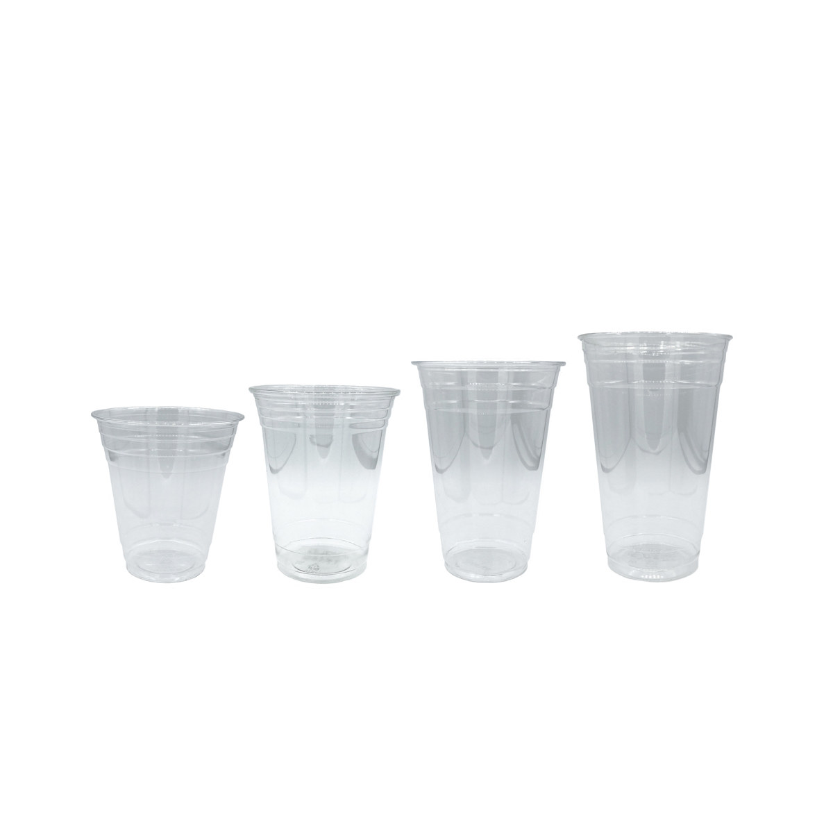 20 oz Clear PET Plastic Cups, 98mm (1000/Case)